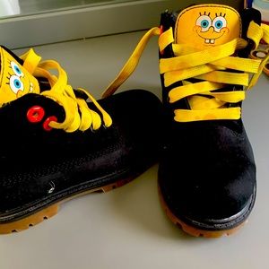 Timberland boots black slightly use